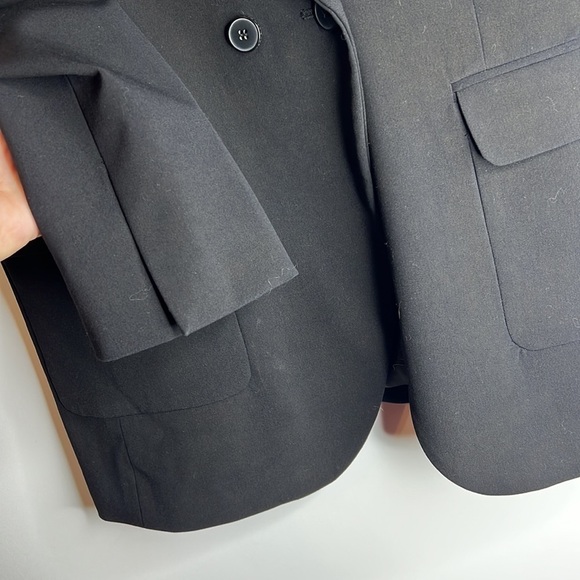 NWT New York & Company Black Relaxed Tailored Boyfriend Blazer - Picture 7 of 9